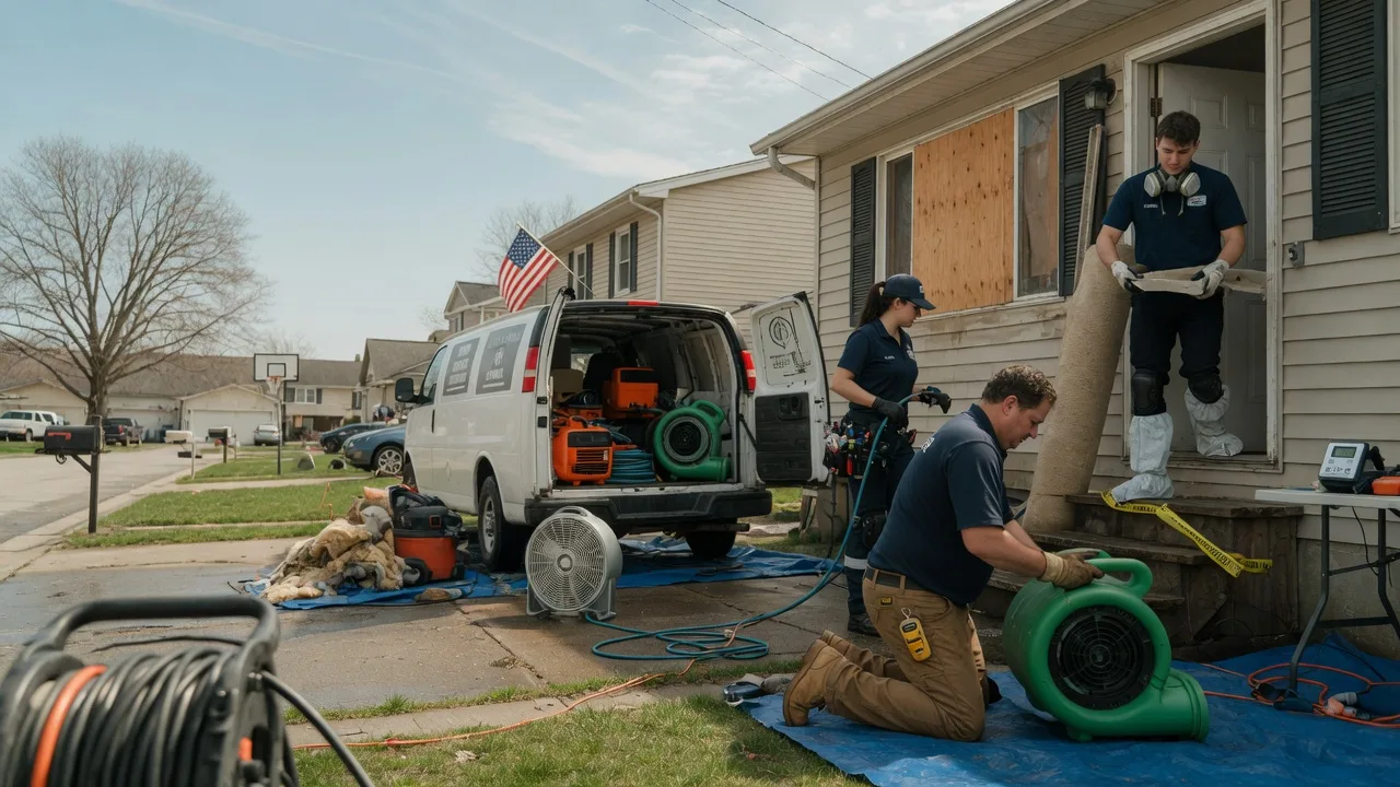 Water Damage Restoration in Lafferty, OH near me